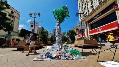The state environment department had banned the manufacturing, use, storing, distribution, wholesale, retail sale, import and transportation of all kinds of plastic bags, single use disposable items made of plastic and thermocol on March 23, 2018. Plastic to wrap or store products and small PET and PETE bottles with a capacity to carry less than half litre, among other things, were also banned. (Praful Gangurde / HT Photo) The state environment department had banned the manufacturing, use, storing, distribution, wholesale, retail sale, import and transportation of all kinds of plastic bags, single use disposable items made of plastic and thermocol on March 23, 2018. Plastic to wrap or store products and small PET and PETE bottles with a capacity to carry less than half litre, among other things, were also banned. (Praful Gangurde / HT Photo)
