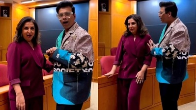 Farah Khan and Karan Johar's hilarious video on Instagram. Farah Khan and Karan Johar's hilarious video on Instagram.