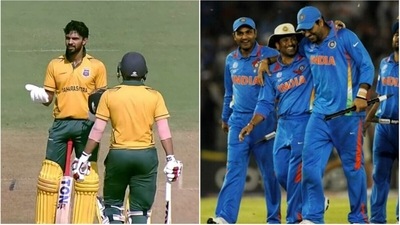 Ruturaj Gaikwad; (From left to right) Virender Sehwag, Sachin Tendulkar, and Yuvraj Singh (File/Getty) Ruturaj Gaikwad; (From left to right) Virender Sehwag, Sachin Tendulkar, and Yuvraj Singh (File/Getty)
