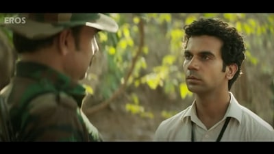 Pankaj Tripathi asking a math question to Rajkummar Rao. (YouTube/Eros Now Music) Pankaj Tripathi asking a math question to Rajkummar Rao. (YouTube/Eros Now Music)