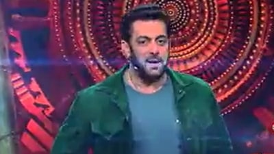 Salman Khan in a still from Bigg Boss 16 promo.