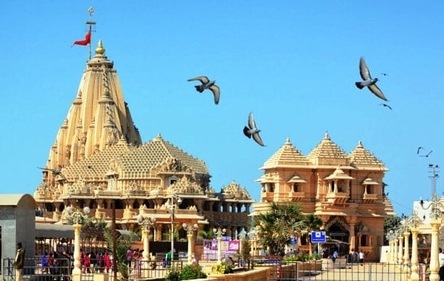 One of India's oldest architectural wonders, Somnath Temple, is situated in Saurashtra, a region of Gujarat. (HT Gallery) One of India's oldest architectural wonders, Somnath Temple, is situated in Saurashtra, a region of Gujarat. (HT Gallery)