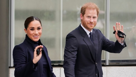 Meghan Markle- Prince Harry: Meghan Markle and Prince Harry is seen.(AP)