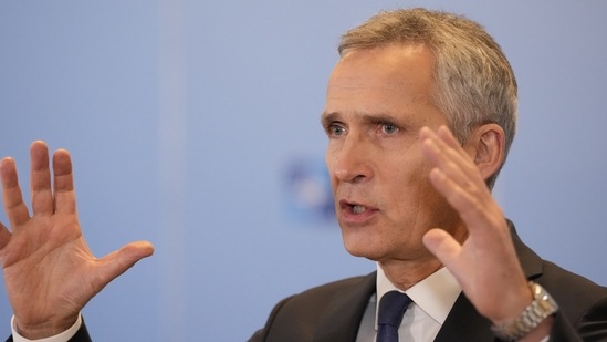 Russia-Ukraine War: NATO Secretary-General Jens Stoltenberg is seen. (AP) Russia-Ukraine War: NATO Secretary-General Jens Stoltenberg is seen. (AP)