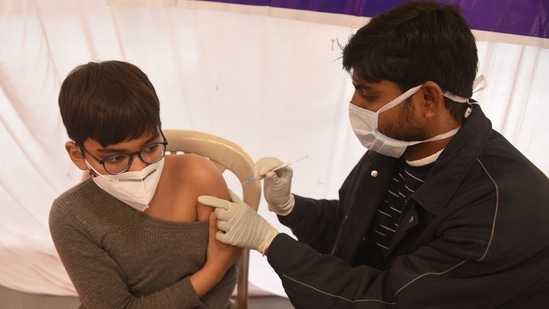 India has the highest number of adolescents who can be protected by vaccinating them from a number of infectious diseases .(HT Gallery)