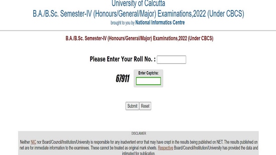 CU Results 2022: Calcutta University 4th Semester Result Declared ...