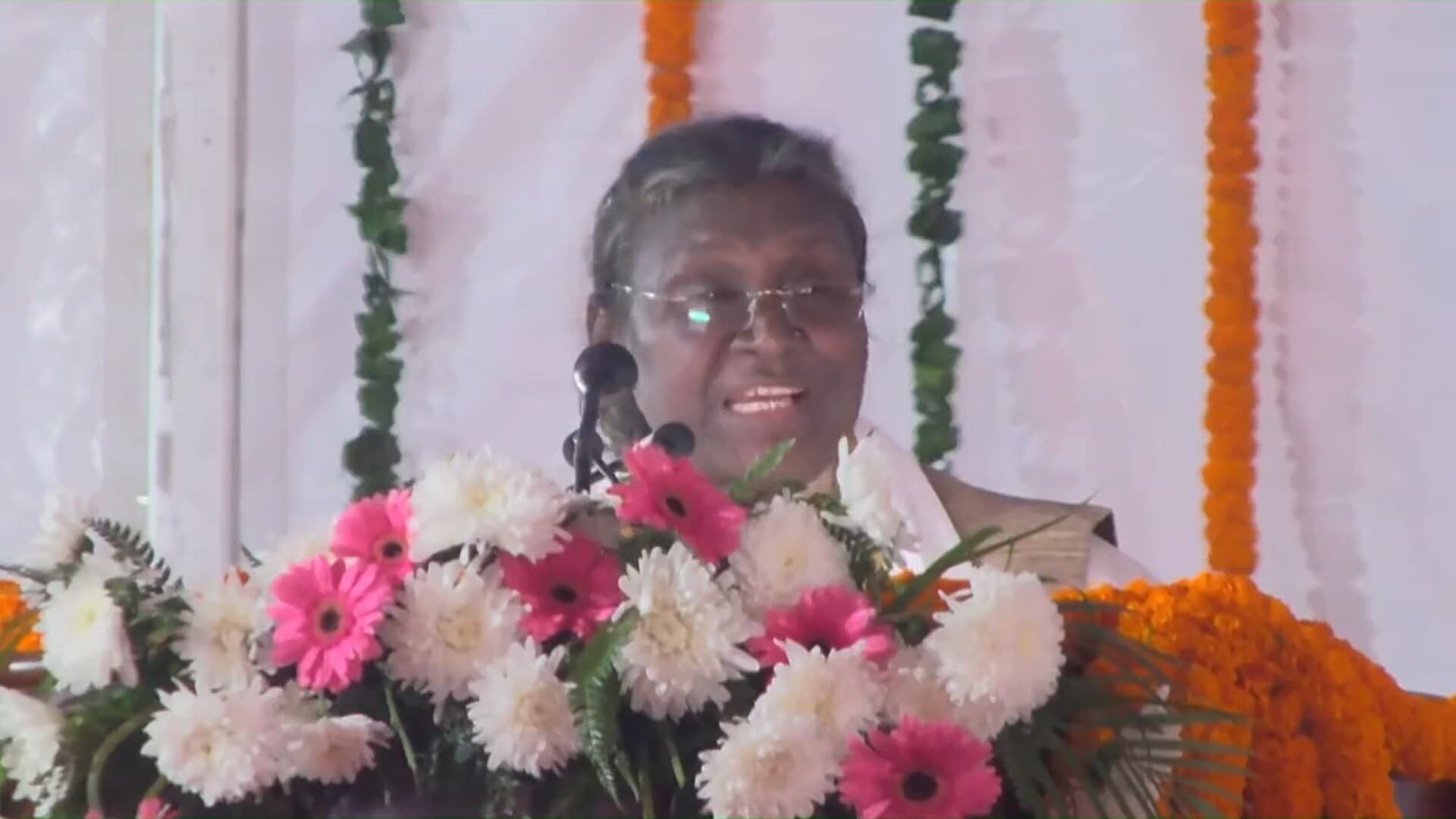 President Droupadi Murmu speaks at the convocation ceremony of the NIT Kurukshetra. (Screengrab/President of India Twitter video) President Droupadi Murmu speaks at the convocation ceremony of the NIT Kurukshetra. (Screengrab/President of India Twitter video)