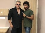 Ajith Kumar has sported a new look.