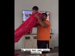 Father helps little girl to twirl.(Instagram/@talesofanaughtytoddler) Father helps little girl to twirl.(Instagram/@talesofanaughtytoddler)