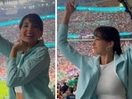 Nora Fatehi danced to her song Light The Sky anthem at FIFA World Cup 2022. Nora Fatehi danced to her song Light The Sky anthem at FIFA World Cup 2022.
