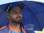 Rishabh Pant talking to Harsha Bhogle ahead of India vs New Zealand 3rd ODI