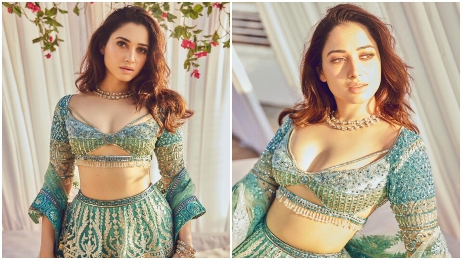 Tamanna Rape Sex - Tamannaah Bhatia's green lehenga with unique blouse is for every  bride-to-be who wants to ditch red on her wedding day | Fashion Trends -  Hindustan Times
