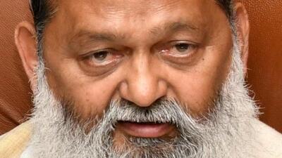 Speaking to reporters at his residence in Ambala, Anil Vij called out Mallikarjun Kharge’s remark and said that comments made by a party president should not be personal. (HT File)