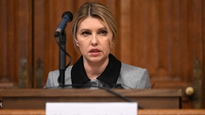 Russia-Ukraine War: Ukraine's First Lady Olena Zelenska is seen. (AFP) Russia-Ukraine War: Ukraine's First Lady Olena Zelenska is seen. (AFP)