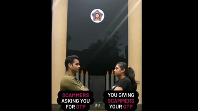 Mumbai Police shares a fun reel. (Instagram/@MumbaiPolice) Mumbai Police shares a fun reel. (Instagram/@MumbaiPolice)