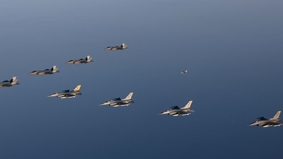 South Korea: Eight Chinese and four Russian warplanes entered its air defence zone. (AP) South Korea: Eight Chinese and four Russian warplanes entered its air defence zone. (AP)