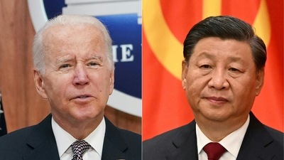 US president Joe Biden and China's president Xi Jinping are seen. (AFP file) US president Joe Biden and China's president Xi Jinping are seen. (AFP file)