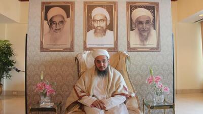 Mumbai, India - 24 Mar, 2017: Dawoodi Bohra Community Syedna Taher Fakhruddin, addressing a press conference, in Mumbai, India, on Friday, 24 Mar, 2017. (Photo by Bhushan Koyande/HT) Mumbai, India - 24 Mar, 2017: Dawoodi Bohra Community Syedna Taher Fakhruddin, addressing a press conference, in Mumbai, India, on Friday, 24 Mar, 2017. (Photo by Bhushan Koyande/HT)