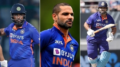Shikhar Dhawan ends the Rishabh Pant vs Sanju Samson debate once and for all (Getty/AP) Shikhar Dhawan ends the Rishabh Pant vs Sanju Samson debate once and for all (Getty/AP)