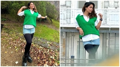 Hina posted her pictures from Arnavutköy with the caption, "Wooden ottoman mansions and seafood restaurant...Arnavutkoy has my heart [heart emoji]." She also used hashtags like #rumelihisarı, #bosphorousstrait, #grandbazar and #arnavutkoy. (Instagram)
