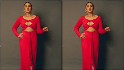 Huma further accessorised her look for the day in golden hoop earrings from Misho Designs and classic red stilettos from the shelves of Tao.Paris. (Instagram/@iamhumaq)
