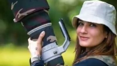 Raveena recently visited the Satpura Tiger Reserve.