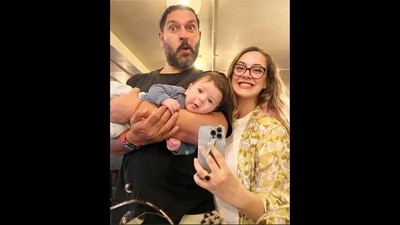 Yuvraj Singh with Hazel Keech Singh and Orion Keech Singh. (Instagram/@yuvisofficial) Yuvraj Singh with Hazel Keech Singh and Orion Keech Singh. (Instagram/@yuvisofficial)