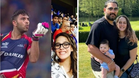 Hazel Keech and Yuvraj Singh celebrate their sixth wedding anniversary. 