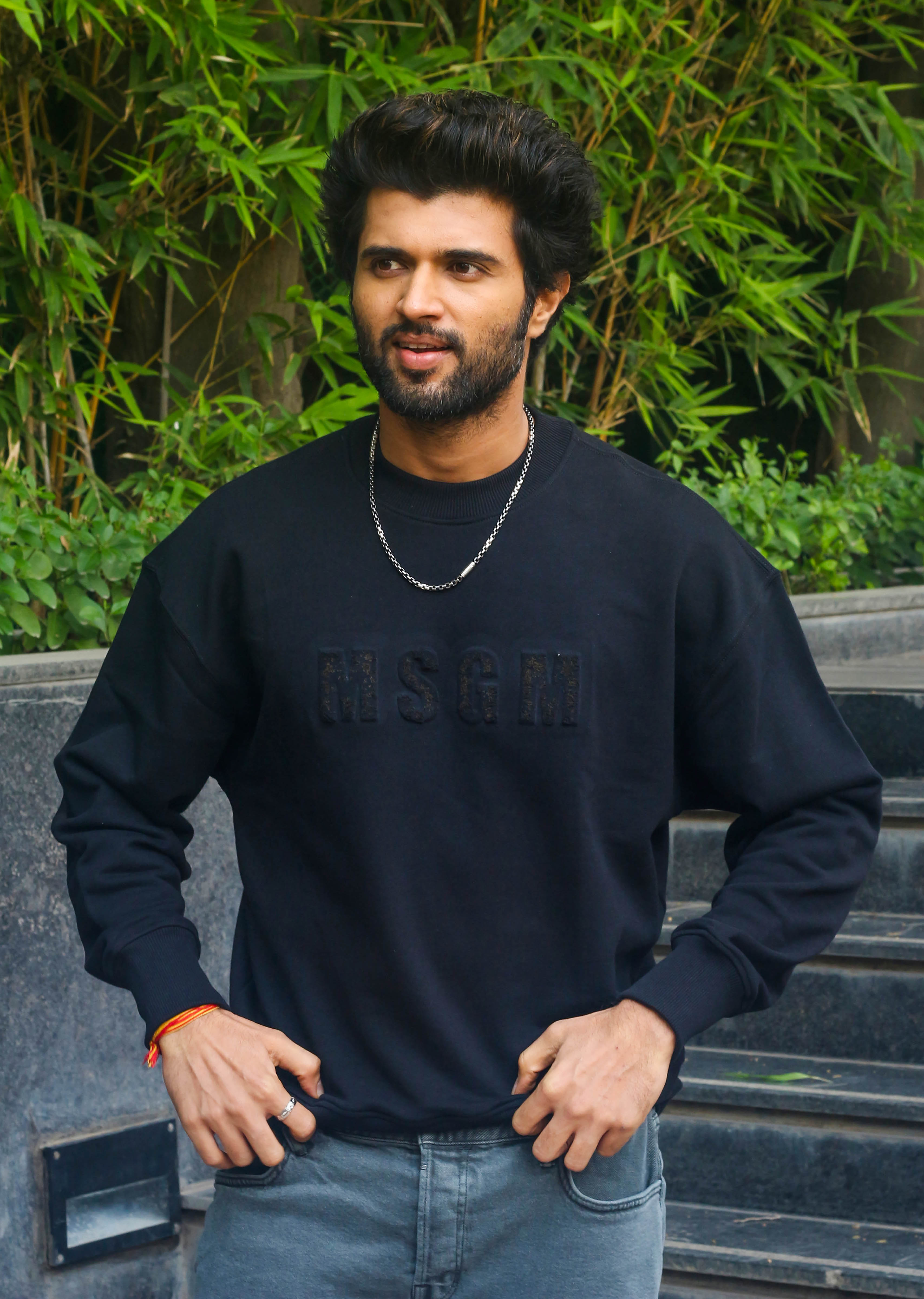 Vijay Deverakonda during promotions of Liger. (PTI)