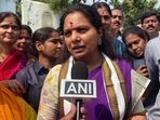 Telangana chief minister KCR's daughter and TRS MLC K Kavitha speaks to the media.(ANI file) Telangana chief minister KCR's daughter and TRS MLC K Kavitha speaks to the media.(ANI file)
