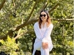 Manushi Chhillar spreads good vibes on Instagram in a white kurta, pajamas(Instagram/@manushi_chhillar) Manushi Chhillar spreads good vibes on Instagram in a white kurta, pajamas(Instagram/@manushi_chhillar)
