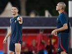 Cristiano Ronaldo and Pepe take part in a training session(AFP) Cristiano Ronaldo and Pepe take part in a training session(AFP)
