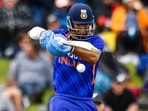 Washington Sundar of India bats during the one day cricket international between India and New Zealand at Hagley Oval (AP) Washington Sundar of India bats during the one day cricket international between India and New Zealand at Hagley Oval (AP)