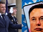 French President Emmanuel Macron and Twitter Inc. owner Elon Musk. French President Emmanuel Macron and Twitter Inc. owner Elon Musk.