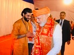 Ravindra Jadeja met Prime Minister Narendra Modi during campaigning for the 1st phase of the election. 