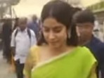 Janhvi Kapoor at Tirumala temple. (Tollywood Today)(Tollywood Today) Janhvi Kapoor at Tirumala temple. (Tollywood Today)(Tollywood Today)