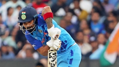 India's KL Rahul plays a shot (ANI) India's KL Rahul plays a shot (ANI)