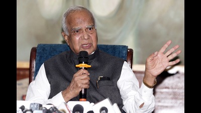Chandigarh administrator and Punjab governor Banwarilal Purohit said when a conversation takes place on the issue, it will be with both Haryana and Punjab. (ANI File Photo)