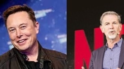 Elon Musk and Reed Hastings Elon Musk and Reed Hastings