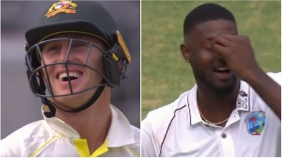 Marnus Labuschagne; Jason Holder (Twitter) Marnus Labuschagne; Jason Holder (Twitter)