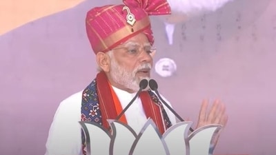 PM Modi referred to Mallikarjun Kharge's 'Raavan' comment and said Congress never believed in Ram.