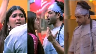 Shalin Bhanot and Nimrit Kaur Ahluwalia get into an ugly fight on Bigg Boss 16. Shalin Bhanot and Nimrit Kaur Ahluwalia get into an ugly fight on Bigg Boss 16.