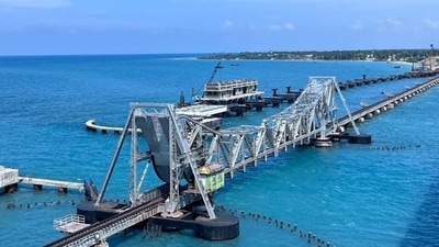 The total length of the bridge is 2.078 km and the estimated cost of the project is  ₹279.63 crore. (@RailMinIndia/ Twitter)