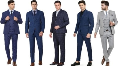 peter england 3 piece suit price