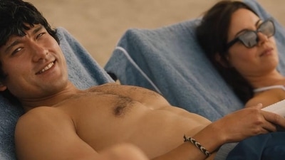 Will Sharpe and Aubrey Plaza in a still from The White Lotus. Will Sharpe and Aubrey Plaza in a still from The White Lotus.