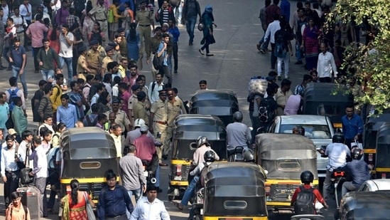 The Delhi Transport Department had launched a scheme in October last year for registration of 4,261 e-autos. (Satyabrata Tripathy/HT Photo)