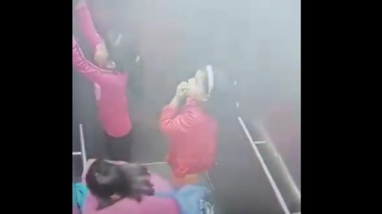 video of the incident was widely shared on social media, police said, and shows the three girls -- aged seven to eight years -- trying to physically open the door, and pressing different buttons of the lift, in order to get the doors to open. In between, they are also seen consoling each other that help would arrive.