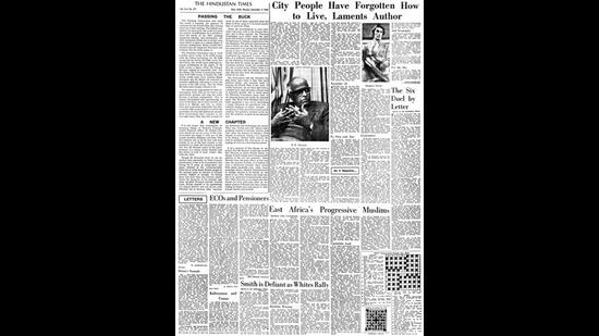 HT This Day: Dec 2, 1968 -- City people have forgotten how to live, laments author HT This Day: Dec 2, 1968 -- City people have forgotten how to live, laments author