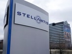 The Stellantis sign is seen outside the Chrysler Technology Centre, The Stellantis sign is seen outside the Chrysler Technology Centre,