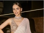Manushi Chhillar’s white tiered chiffon saree is winning the Internet(Instagram/@manushi_chhillar) Manushi Chhillar’s white tiered chiffon saree is winning the Internet(Instagram/@manushi_chhillar)